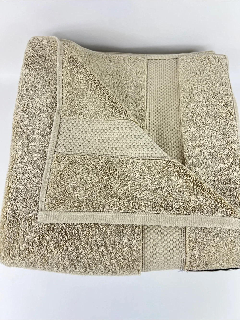Wamsutta Bath Towels Tan Ultra Absorbent Plush Zero Twist 100% Cotton 2 Pc NEW